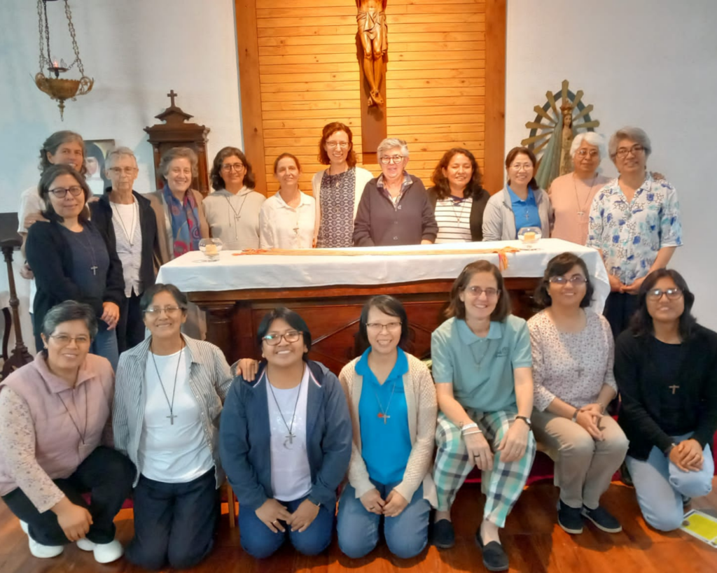 Sisters participating in the meeting 